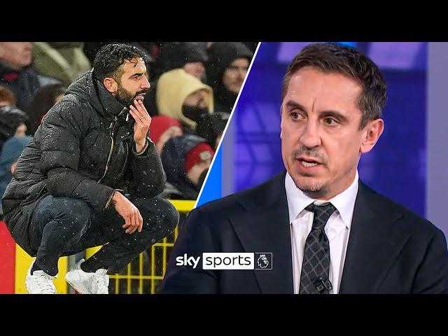 "They looked a mess at the end" | Gary Neville on Manchester United's defeat to Nottingham Forest