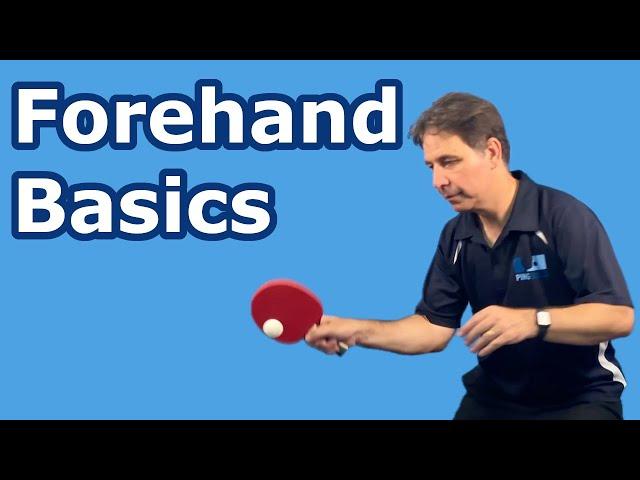 Table Tennis Forehand Lesson: Master the Basics