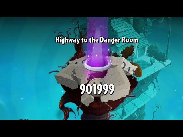 Level 901999 Impossible Level - Highway to the Danger Room #pvz2