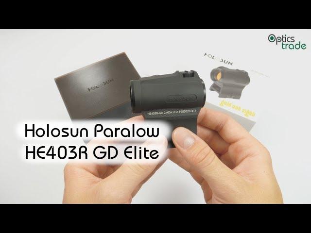 Holosun Paralow HE403R GD Elite gold dot sight review | Optics Trade Reviews