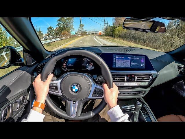 2025 BMW Z4 M40i 6MT - POV Test Drive (Binaural Audio)