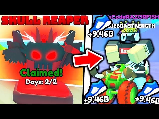 I Obtained SKULL REAPER PET and Became SUPER FAST in Roblox ATV Race Simulator..