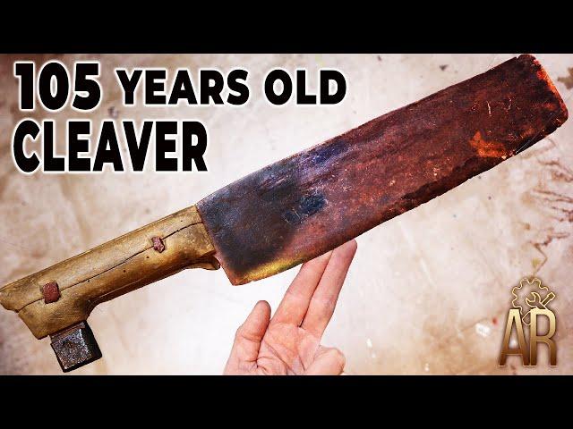 Antique Meat Cleaver Restoration - 105 Years old