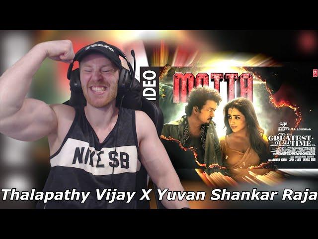 Full Video: MATTA | The Greatest Of All Time | Thalapathy Vijay x U1 • Reaction By Foreigner