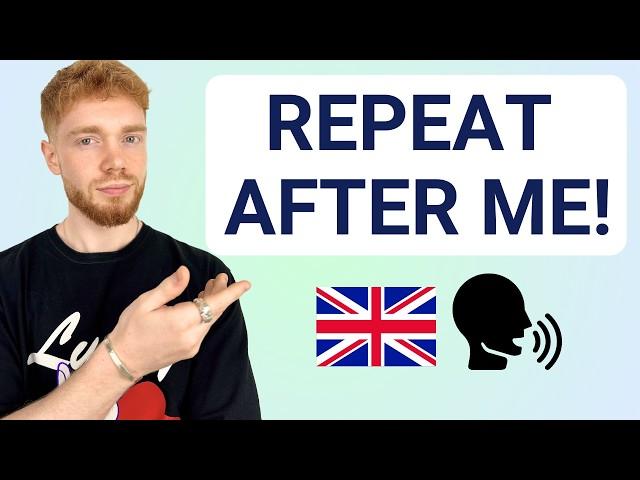 British Accent Training Exercise! MODERN RP (Shadowing Technique)