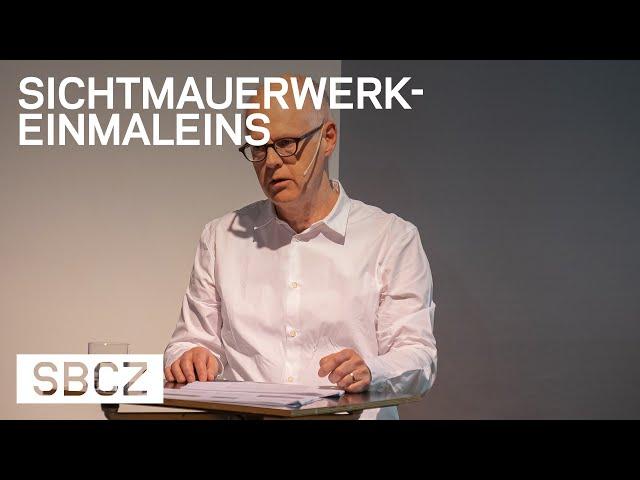 EINBLICKE – Vernissage «Sichtmauerwerk-Einmaleins»