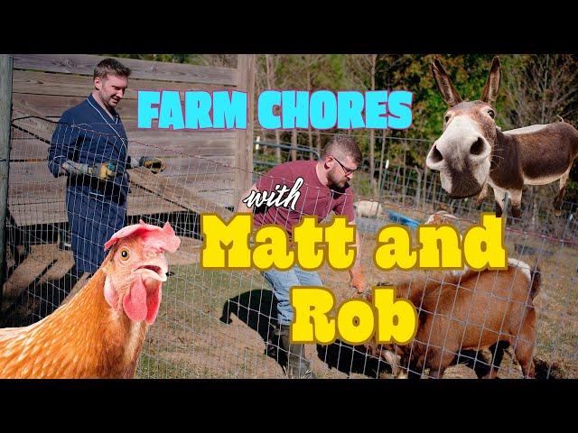 Farm Chores with Matt: Trimming Goat Hooves with My Husband