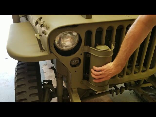 How the Desert Cooler Works for a WW2 Willys MB or Ford GPW Jeep