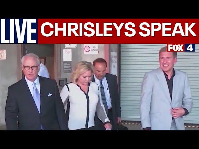 LIVE: Todd, Julie Chrisley address Trump pardons at press conference