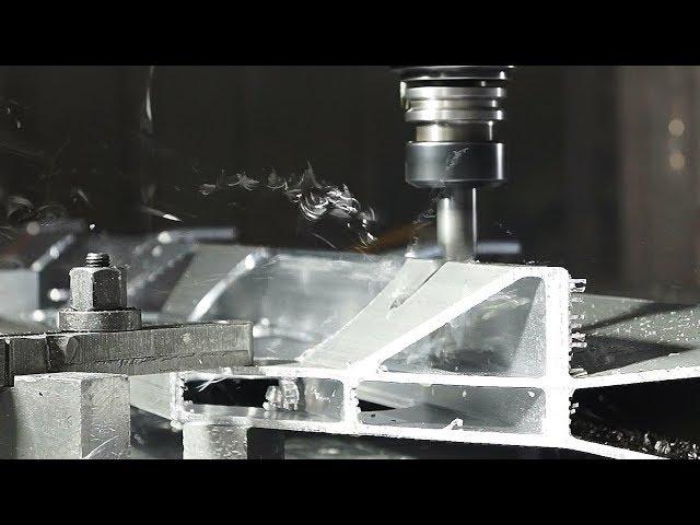 Processing of aluminum alloys on CNC milling machines of portal type