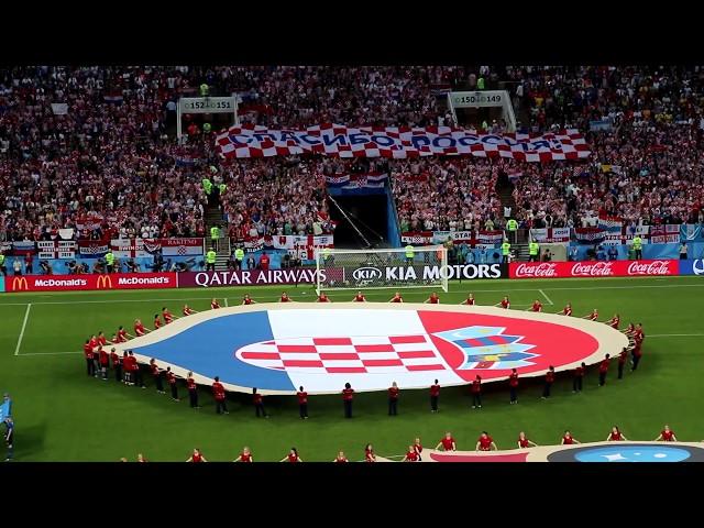 Croatia - England Pre-match Ceremony (2018 FIFA World Cup, match 62)