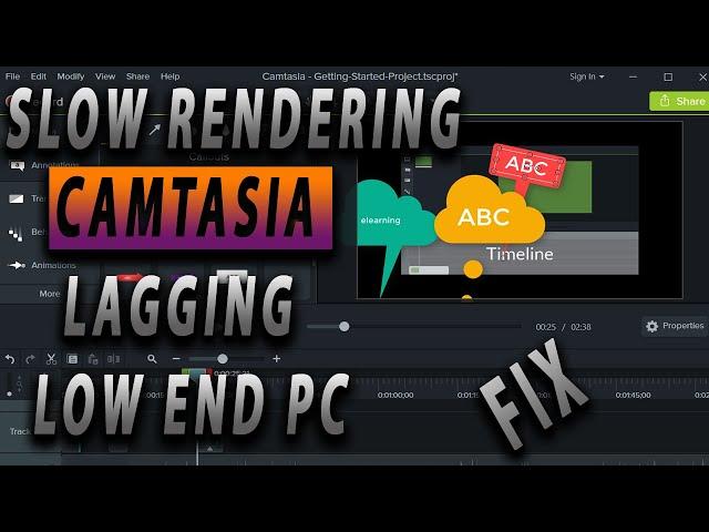 How to Fix Camtasia 2020 Video Editing Lagging/Slow Issue 4K Not Working