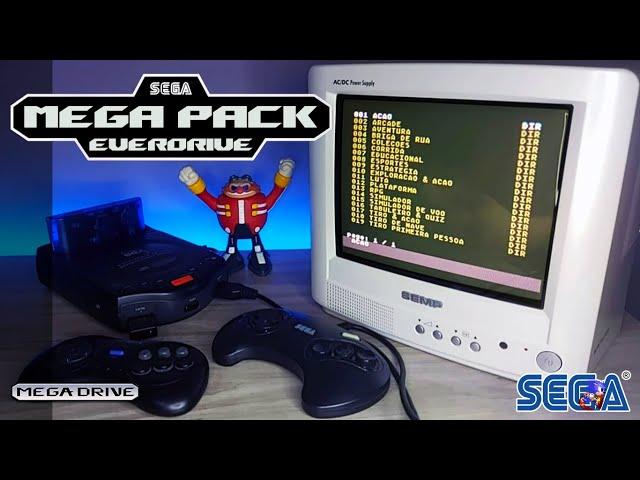 MEGA PACK 2024: EVERDRIVE - Pack de JOGOS para MEGA DRIVE