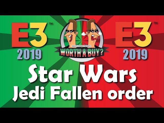 Star Wars Jedi Fallen Order E3 Gameplay