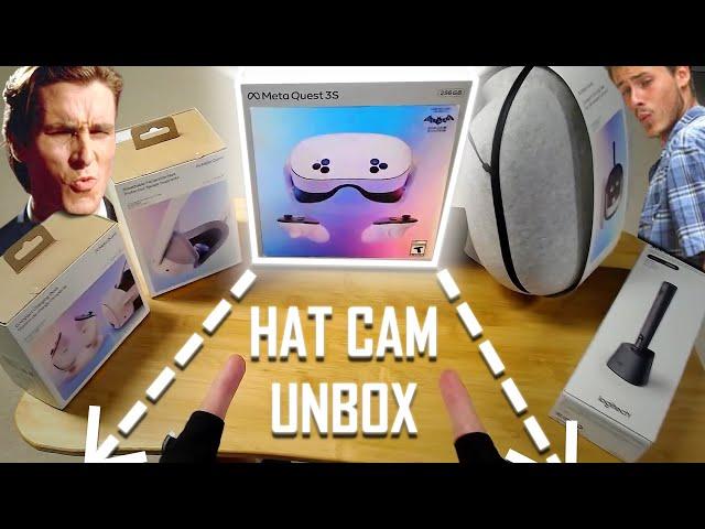 HAT CAM Unboxing of Meta Quest 3S & Accessories!