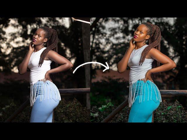 How To Color Grade Outdoor Portraits & Make Them Pop | Photoshop Tutorial