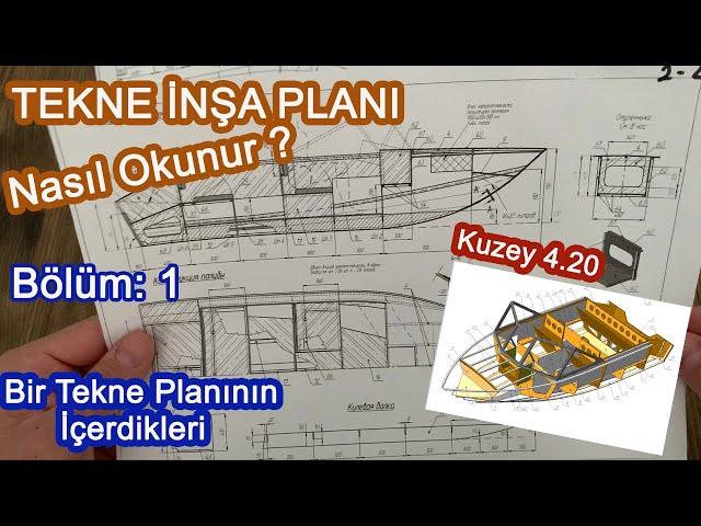 Tekne Planı Nasıl Okunur ? | Bölüm 1 : Dik Yapıştır Tekne Planı Sayfaları İncelemesi - Kuzey 4.20