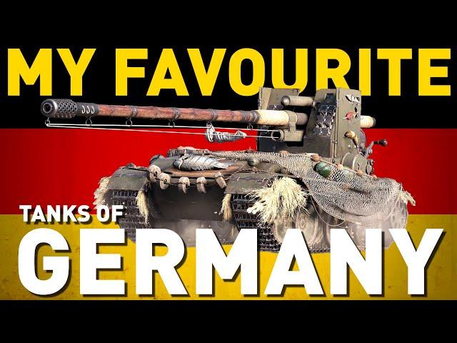 My TOP TANKS of GERMANY in World of Tanks!