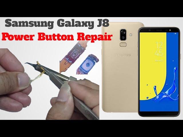 Samsung galaxy J8 Power Button repair and safety removal of lcd in 5mins.