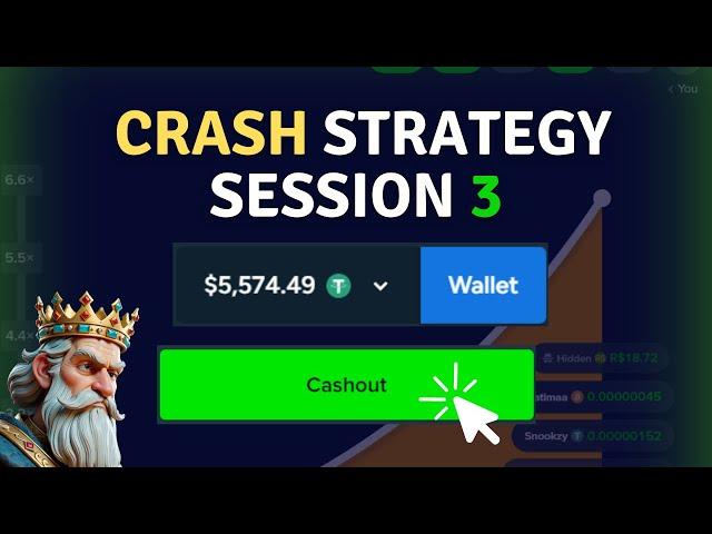 STAKE CRASH STRATEGY | Crash Sessions 3 |  It was a good game. #crashgame #crashstrategy