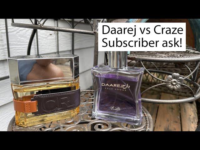 WELCOME TO PRSCENTS!  SUBSCRIBER QUESTION ANSWERED.  ARMAF CRAZE VS RASASI DAAREJ.