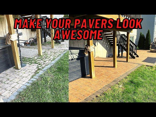 How to CLEAN, SAND, and SEAL Pavers