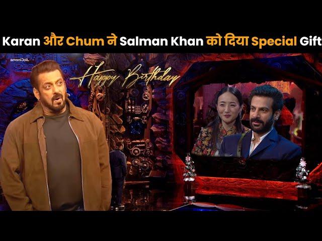 Set से आयी बड़ी update Karanveer Mehra और Chum Darang ने दिया Salman Khan को special gift  जानिएं