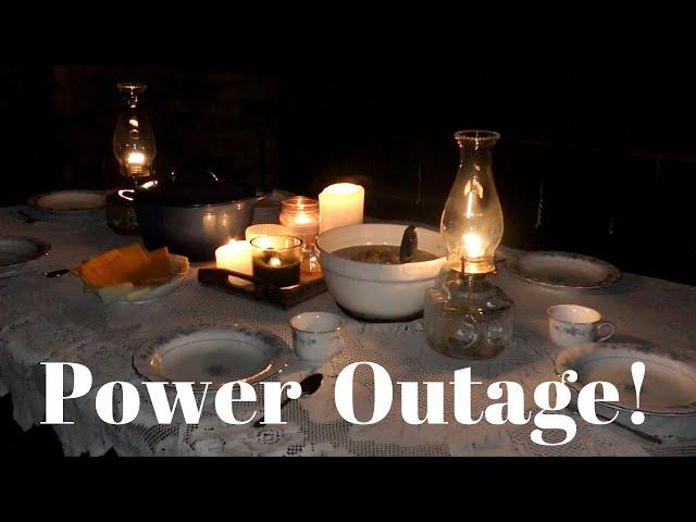 POWER OUTAGE / LIVING WITHOUT ELECTRICITY!