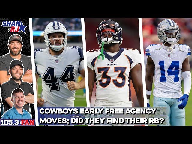 Cowboys Day 1 Free Agency Moves; Did They Solve Their RB Issue? | Shan & RJ