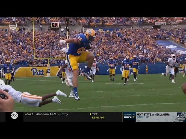 Pitt TE Gavin Bartholomew INSANE Hurdle TD vs Tennessee | 2022 College Football