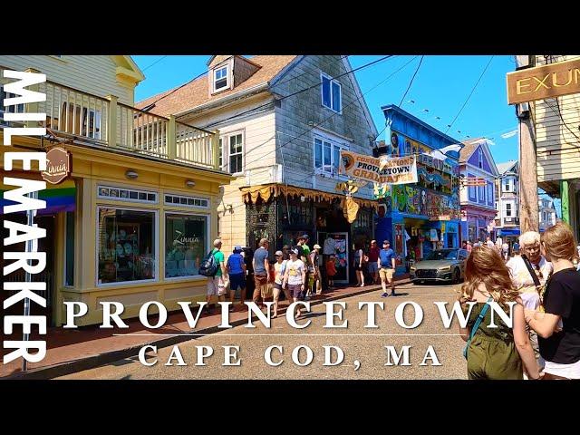 [4K] Commercial Street Cape Cod: Provincetown, MA 4K City Scenic Walk with Binaural 