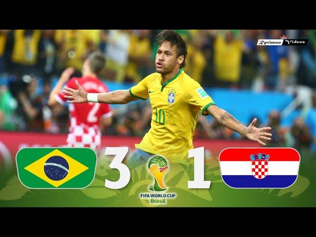 Brasil 3 x 1 Croatia ● 2014 World Cup Extended Goals & Highlights HD