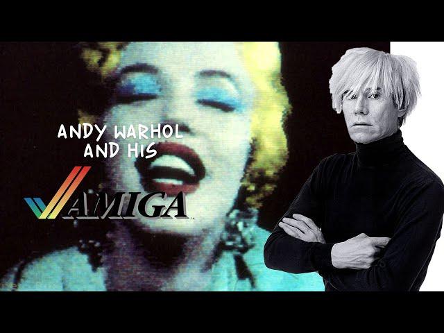 Andy Warhol and his Commodore Amiga (footage with Debbie Harry)