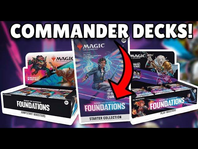 Amazing Commander Decks Using ONLY Foundations!