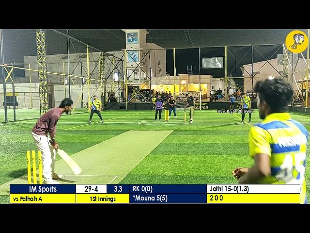 FATHAH A VS IM SPORTS |  Headlight Cricket Indoor Tournament | Fathah | Box Cricket