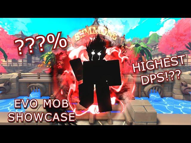 (RAGE) THE NEW MOB EVOLUTION HAS *INSANE DPS* IN ANIME TOWER DEFENSE