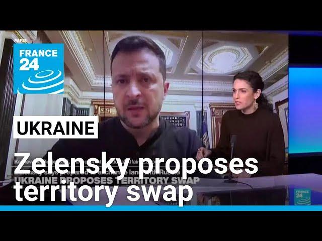 Ukraine prepared to swap Russian territory in peace negotiations • FRANCE 24 English