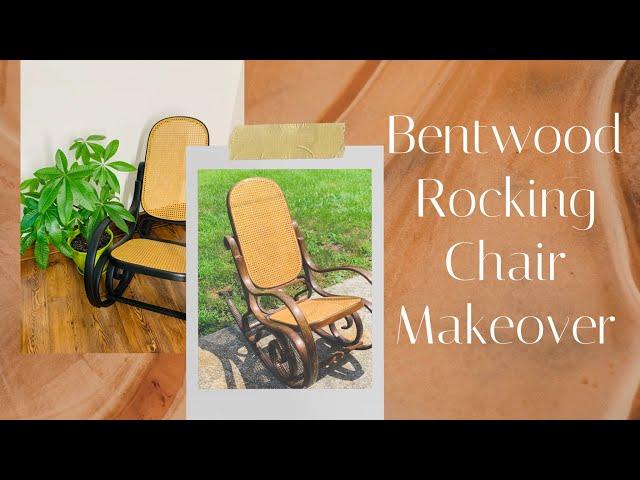 Bentwood Rocking Chair Makeover |Flipping furniture for profit | Painting furniture with chalk paint