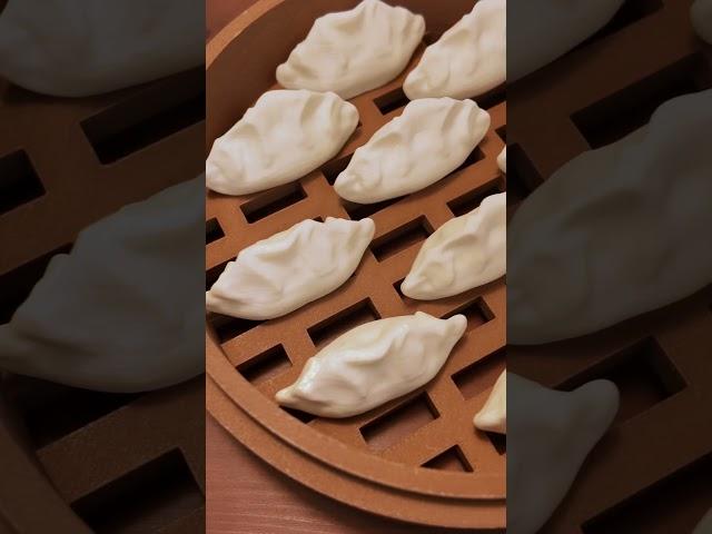 Guess what filling is in the dumplings? #3dprinterfilament #3dprint