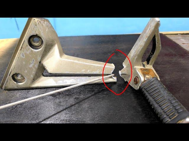 Strong Welding Technique For Irregular Aluminum Breaks, No Argon Tig