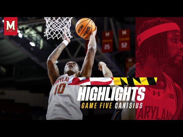 Maryland Men's Basketball Highlights | Maryland 108, Canisius 37