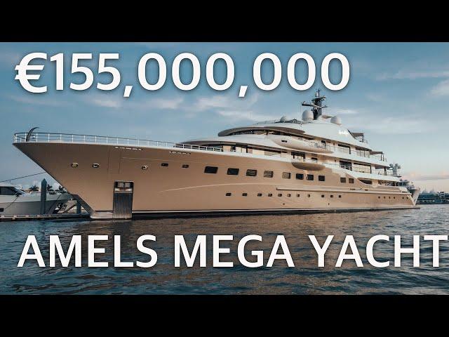 €155,000,000 Largest AMELS SuperYacht HERE COMES THE SUN Mega Yacht Tour / private tour Below Deck