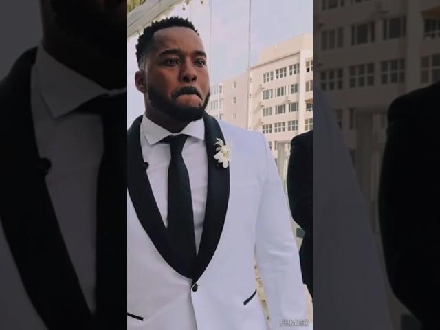 Emotional  Groom cries after seeing his wife enter the wedding  #groom #cry #bride