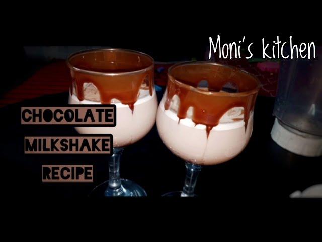 Chocolate Milkshake|| Only 3 ingredients  || Moni's kitchen