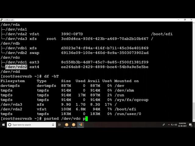 RHCSA (RHEL 8.2) Class - 16 on 02-06-21