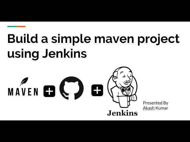 Build a simple Maven project using Jenkins | How to configure Git project with Jenkins