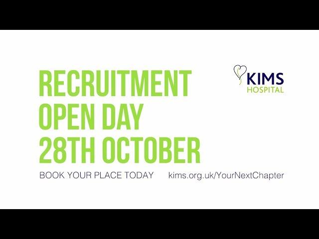 KIMS Hospital Clinical Recruitment Open Day - 28th October 2017