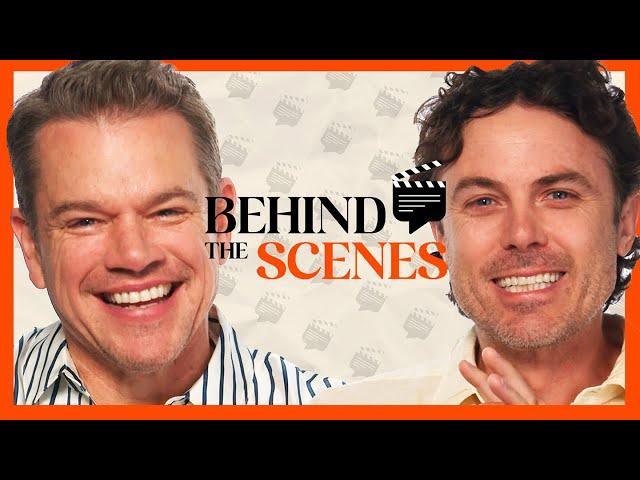 Matt Damon & Casey Affleck Curse Like True Bostonians | Behind the Scenes