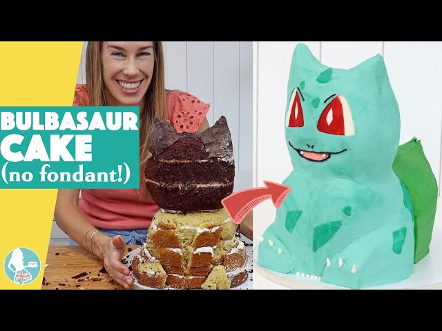 Bulbasaur Cake NO FONDANT