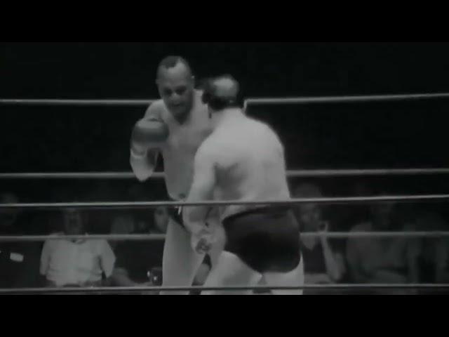 Lou Thesz Vs. Jersey Joe Walcott | Boxer Vs. Wrestler Match - 1966